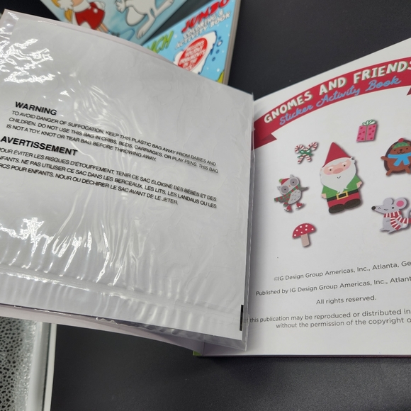 New Christmas Activity & Coloring Books, Frost the Snowman, Grinch & Gnomes - Picture 4 of 16